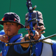 Chinese Taipei shows off the variance with bucket hat family; Photo credit: Paul Gilham/Getty Images